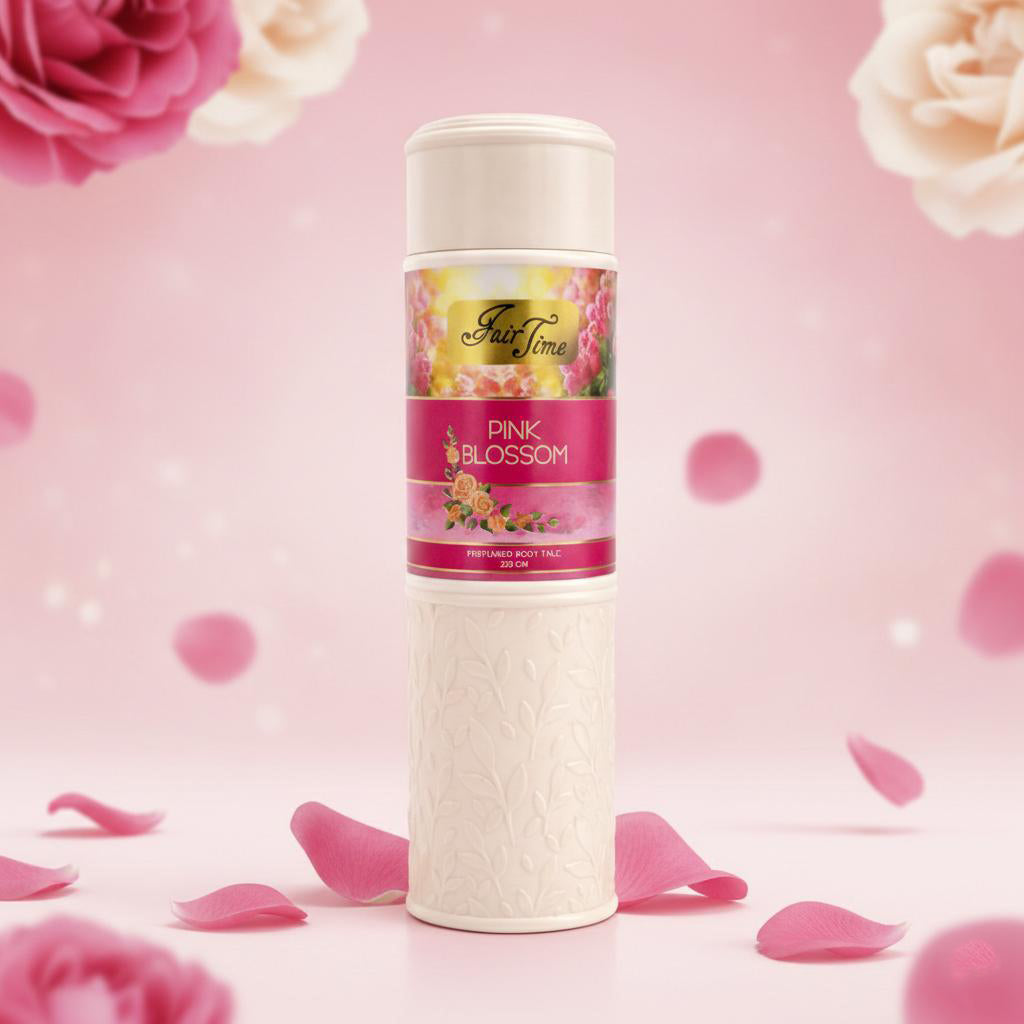 Fair Time Pink Blossom Perfumed Talc