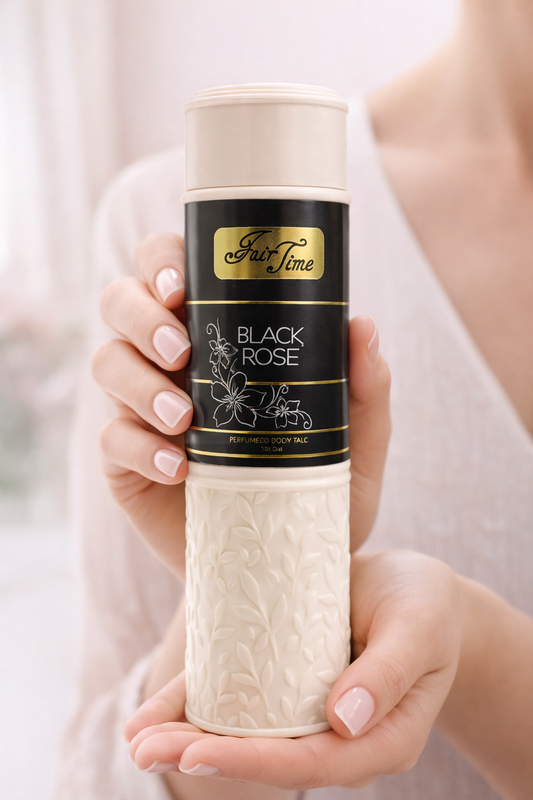 Fair Time Black Rose Perfumed Talc