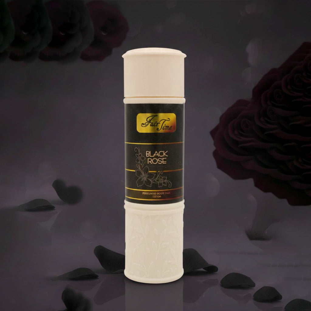 Fair Time Black Rose Perfumed Talc
